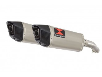 Exhaust Silencers 300mm Hexagonal Stainless Carbon Tip...