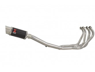 4-1 Exhaust System 200mm Round Carbon Silencer YAMAHA...