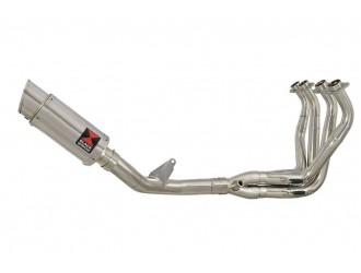 4-1 De Cat Exhaust System 200mm Round Stainless Silencer...