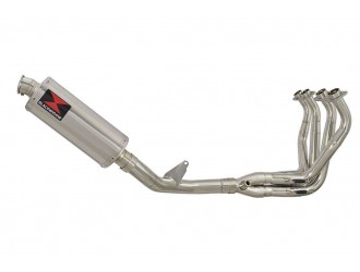 4-1 De Cat Exhaust System 300mm Round Stainless Silencer...