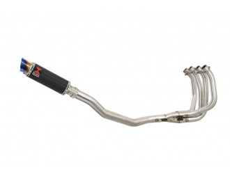 Performance Exhaust System + 230mm Round Blue Tip Carbon...