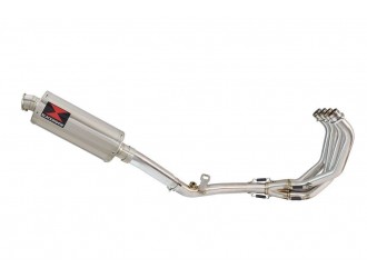 De Cat Exhaust System + 300mm Oval Stainless Silencer...