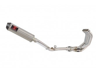 De Cat Exhaust System + 370mm Round Stainless Carbon Tip...