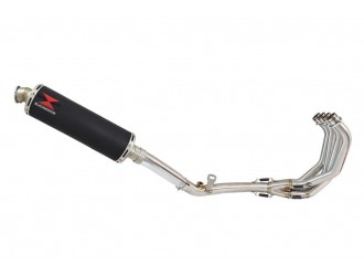 De Cat Exhaust System + 400mm Round Black Stainless...
