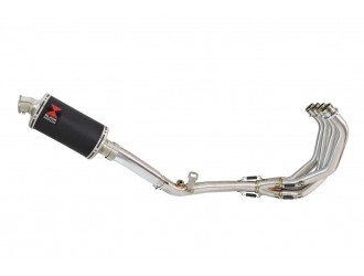 Race De Cat Exhaust System + 230mm Oval Black Stainless...
