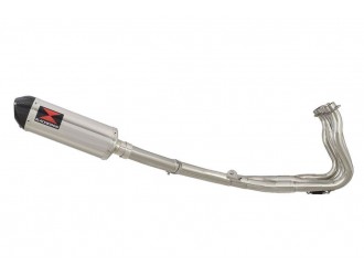 De Cat Race Exhaust System 300mm Oval Stainless Carbon...