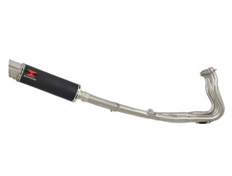 De Cat Race Exhaust System 360mm GP Round Black Stainless...