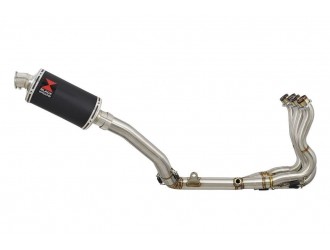 De Cat Exhaust System + 230mm Oval Black Stainless...