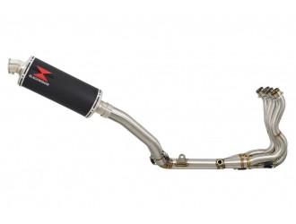De Cat Exhaust System + 300mm Round Black Stainless...