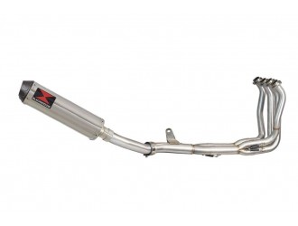 4-1 Race De-cat Exhaust System 370mm Round Stainless...