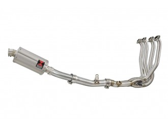 Race De-Cat Exhaust System 230mm Oval Stainless Silencer...
