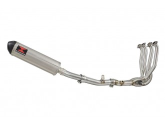 Race De-Cat Exhaust System 400mm Oval Stainless + Carbon...