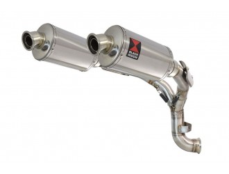 Twin 230mm Oval Stainless Silencers & De Cat Eliminator...