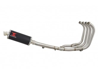 4-1 Full Exhaust System + 300mm Round Black Stainless...