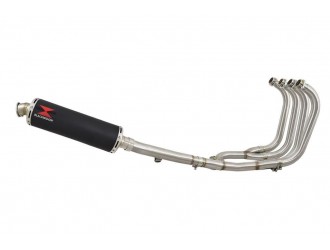 4-1 Full Exhaust System + 400mm Round Black Stainless...
