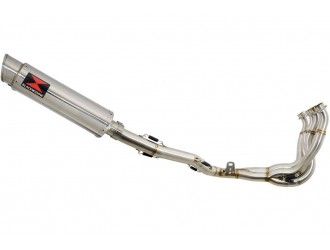 De Cat Full Exhaust System 360mm GP Round Stainless...