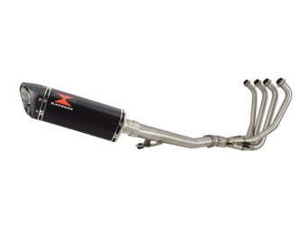 Oil Cooled Race Exhaust System 300mm Tri Oval Black...