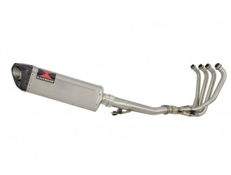 Oil Cooled Race Exhaust System 350mm Tri Oval Stainless...