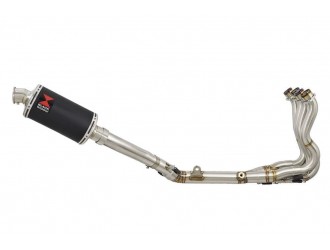 Race De Cat Exhaust System 230mm Oval Black Stainless...