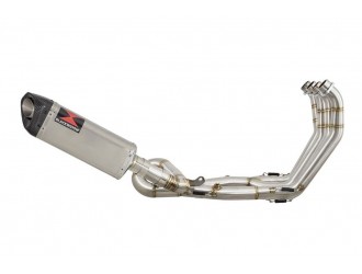 Performance Exhaust 300mm Tri Oval Stainless Carbon Tip...