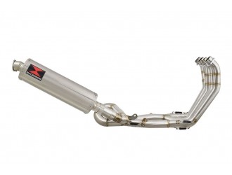 Performance Exhaust 400mm Oval Stainless Silencer HONDA...