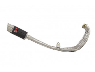 Full Exhaust System 200mm Round Carbon Silencer HONDA...