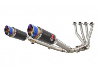 4-2 Exhaust System + 200mm Round Blue Tip Carbon...