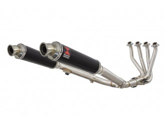 4-2 Exhaust System + 350mm Round Black Stainless...