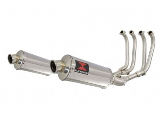 4-2 Exhaust System 300mm Oval Stainless Silencers SUZUKI...