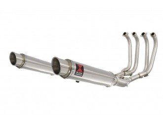 4-2 Exhaust System 350mm GP Round Stainless Silencers...