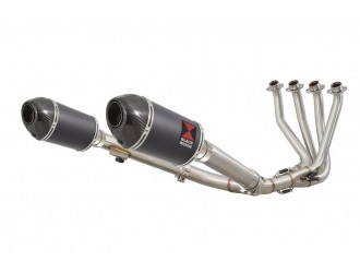 4-2 Exhaust System + 200mm Oval Black Stainless Carbon...