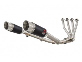 4-2 Exhaust System + 200mm Round Black Stainless...