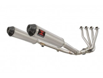 4-2 Exhaust System + 370mm Round Stainless Carbon Tip...