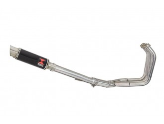 Exhaust System with 230mm GP Round Black Stainless...