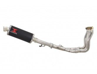 Exhaust System with 300mm Round Black Stainless Silencer...