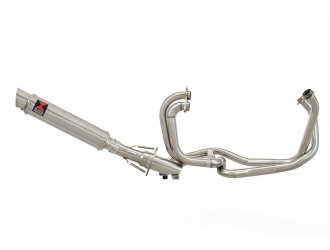 Full Exhaust System 350mm GP Round Stainless Silencer...