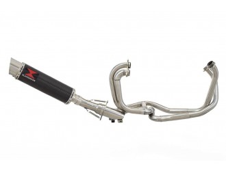 Full Exhaust System 360mm GP Round Carbon Silencer HONDA...