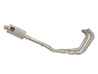 4-1 De-Cat Exhaust System 230mm Oval Stainless Silencer...