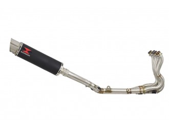 Race De Cat Exhaust System 360mm GP Round Black Stainless...