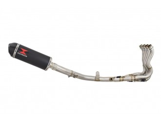 Race De Cat Exhaust System 300mm Oval Black Stainless...