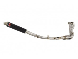 Race De Cat Exhaust System 350mm Round Black Stainless...