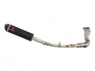 Race De Cat Exhaust System 400mm Oval Black Stainless...