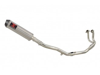 De Cat Exhaust System + 370mm Round Stainless Carbon Tip...