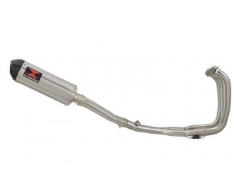Exhaust System with 300mm Oval Stainless Carbon Tip...