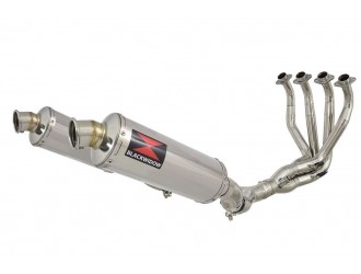 4-2 De Cat Exhaust System 300mm Round Stainless Silencers...