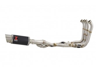 Performance De Cat Exhaust System 200mm Black Stainless...