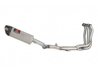 Race De-cat Exhaust System 300mm Tri Oval Stainless...