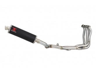 Race De-cat Exhaust System 400mm Oval Back Stainless...