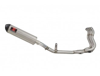 De-Cat Race Exhaust System + 400mm Oval Stainless Carbon...