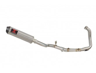De-Cat Performance Exhaust System 370mm Round Stainless...